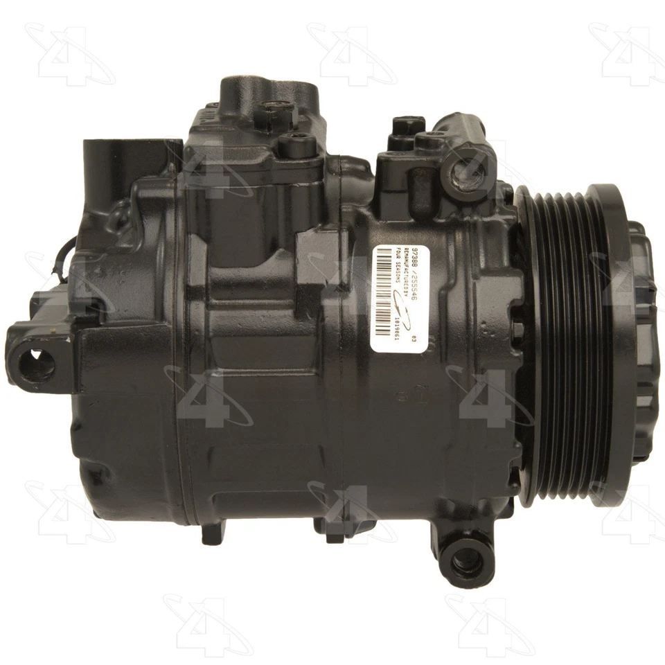 Compresor de aire acondicionado para Mercedes-Benz S430 2000-2001 4 estaciones Foto 4 de 4