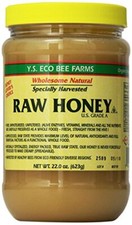 Y.S. Eco Bee Farms Raw Honey - 22 oz, Pack of 2.