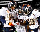 Peyton Manning Demaryius Thomas Emmanuel Sanders Broncos Signed Photo Auto Print