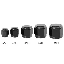 4/6/8/10/12 AN Female Flare Fitting Cap Block Off Nut Aluminum For Fuel Systems