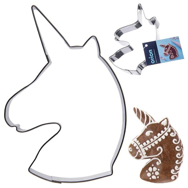 Einhorn-Ausstechform Ausstecher FüR Kekse Lebkuchen Aus Edelstahl Einhorn 9 Cm-image