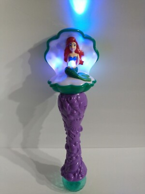 Vintage Disney Little Mermaid Bubble Blower Wand Light Up Musical