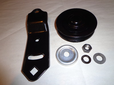 67-72 Mopar A B E C Body Cuda GTX 383 440 Fan Belt Idler Pulley Bracket W/Air  