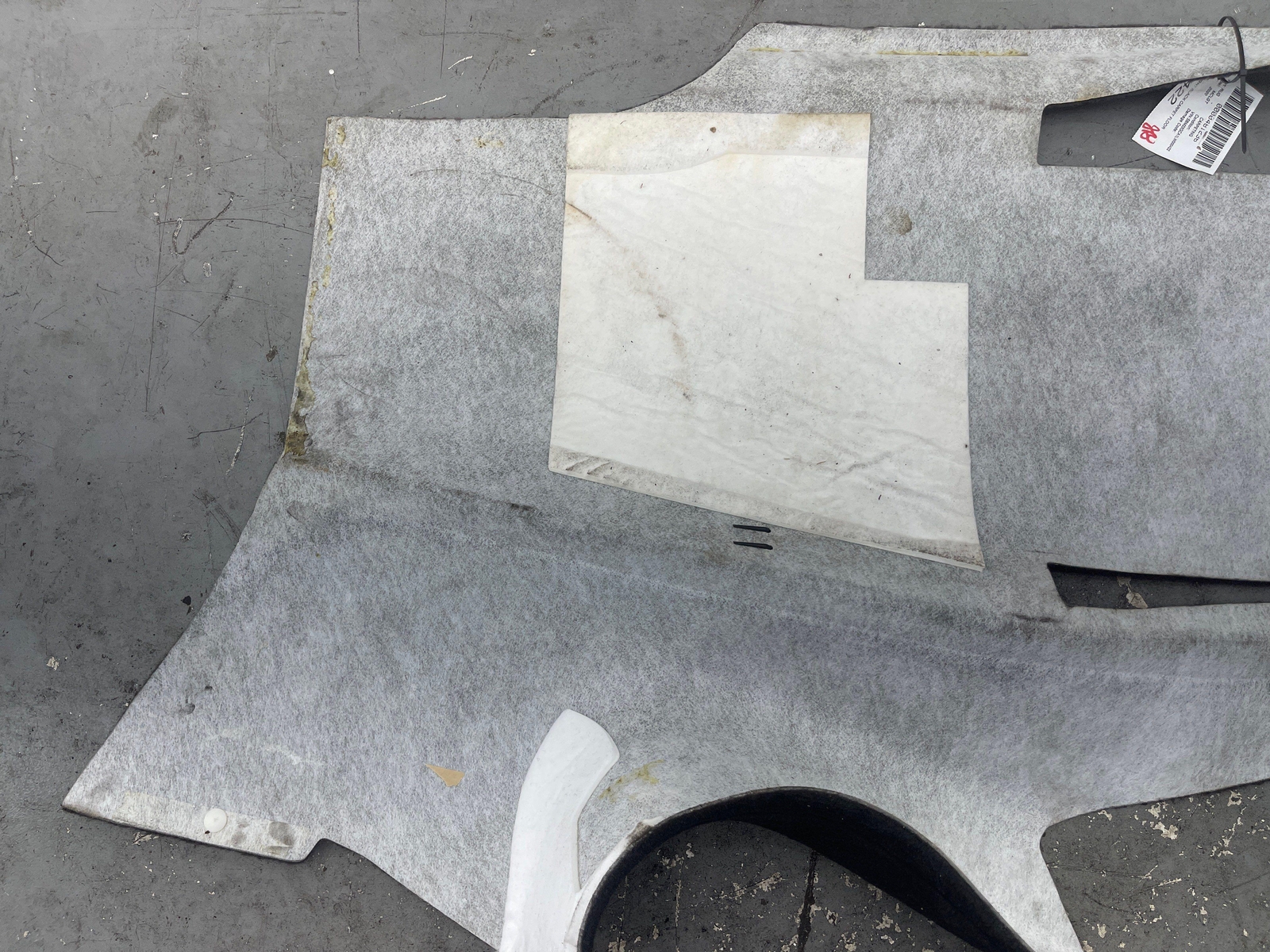 2020-2023 MCLAREN GT FRONT RIGHT BLACK CARPET FLOOR OEM 2021 2022