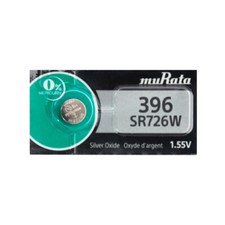 Murata 396 SR726W 1.55V Silver Oxide Battery 1 Battery