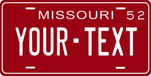 Missouri State Tag Custom Auto ODER Motorrad Neuheit personalisierte Nummernschilder - Bild 33 von 56