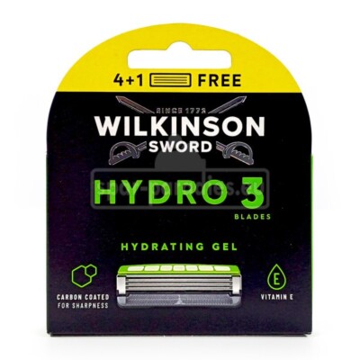 Wilkinson Sword Hydro 3 Nachfüllpatronen - 4+1 Stück