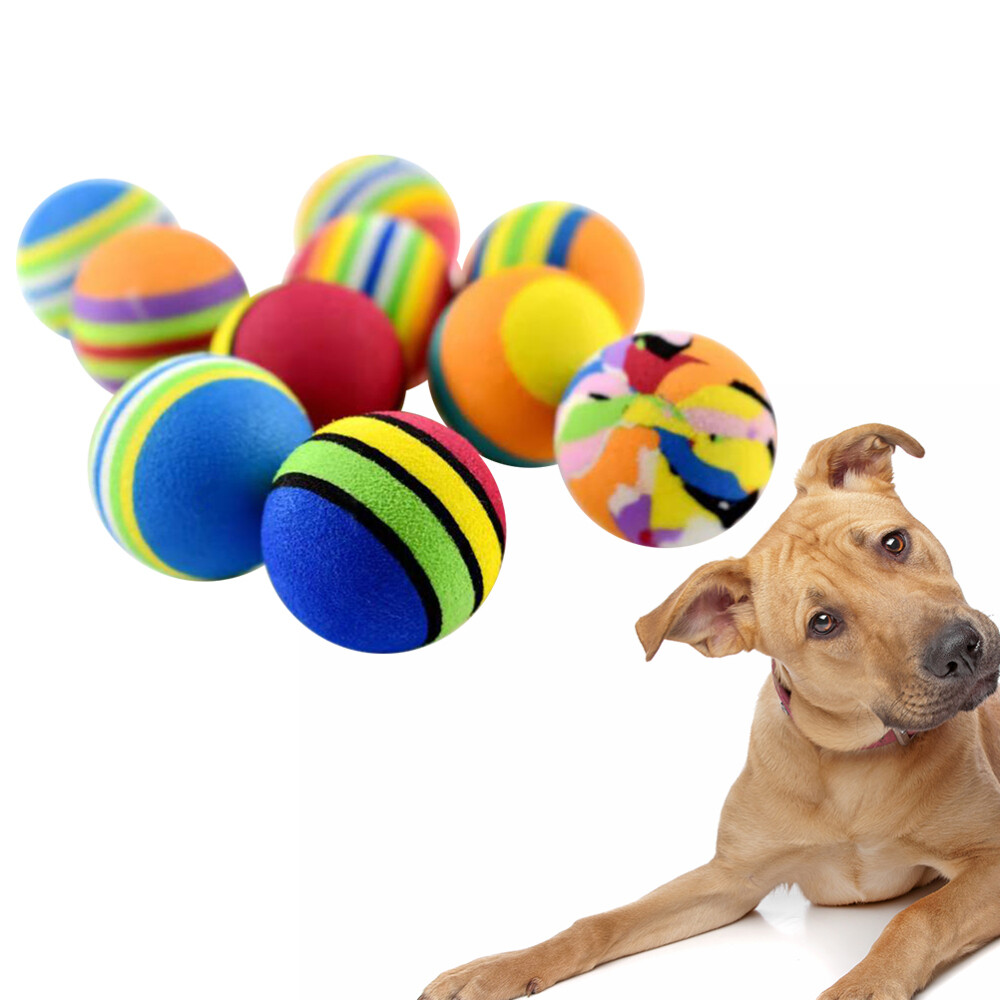 20 pz giocattoli per palline per cani giocattoli da masticare animali domestici...