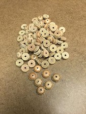 100 tuercas de cuero de 3/8" para reparación de piano de reproductor