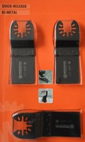 3X Multitool SäGeblatt VibrationssäGe TauchsäGeblatt Bi-Metall Quick-Release Neu