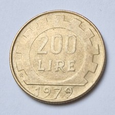 Pièce de monnaie 200 lires 1979 Italie
