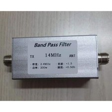 14MHz BPF Band Pass Filter Shortwave Communication High Isolation Degree Filter