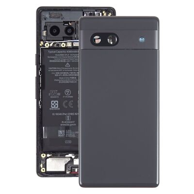 For Google Pixel 7A Original Battery Cover Back Glass with Camera Lens (Black)