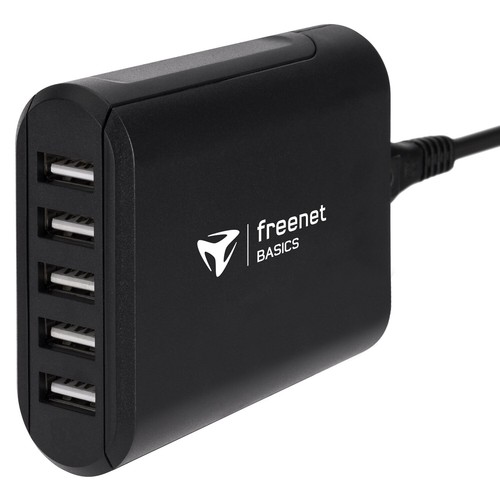Freenet Schnell Ladegerät 5-Fach 8A Netzteil 5x USB-A-Buchse Desktop Ladestation - Bild 3 von 8