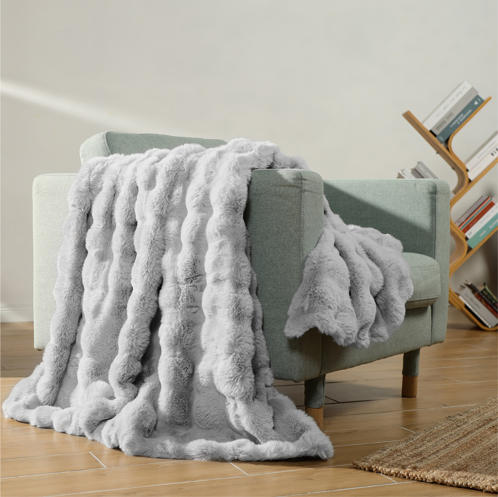 Художественная терраса 127 x 152 см - weiche Kunstfell Decke Felloptik 6690₽