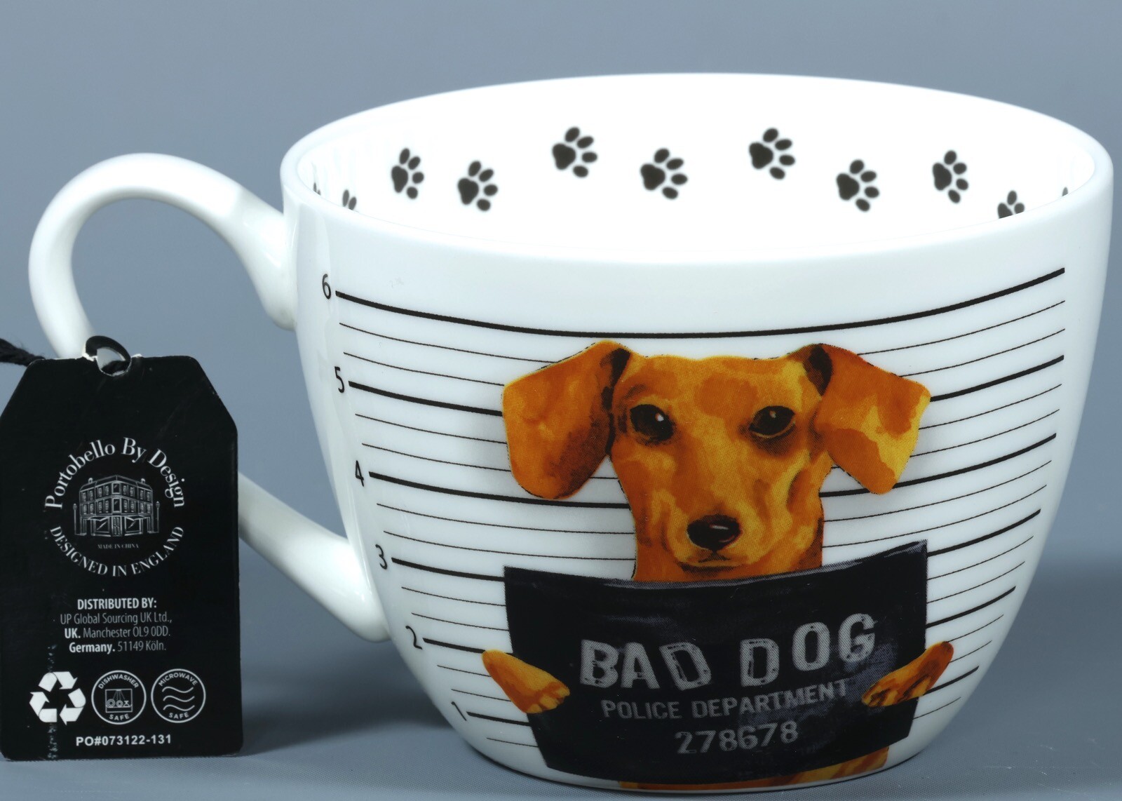 PORTOBELLO By DESIGN BAD DOG Bone China Jumbo Cup eBay