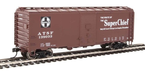 HO SCALE - WALTHERS Mainline 910-1331 ATSF - SANTA FE 40' AAR 1944 Boxcar - Picture 2 of 5