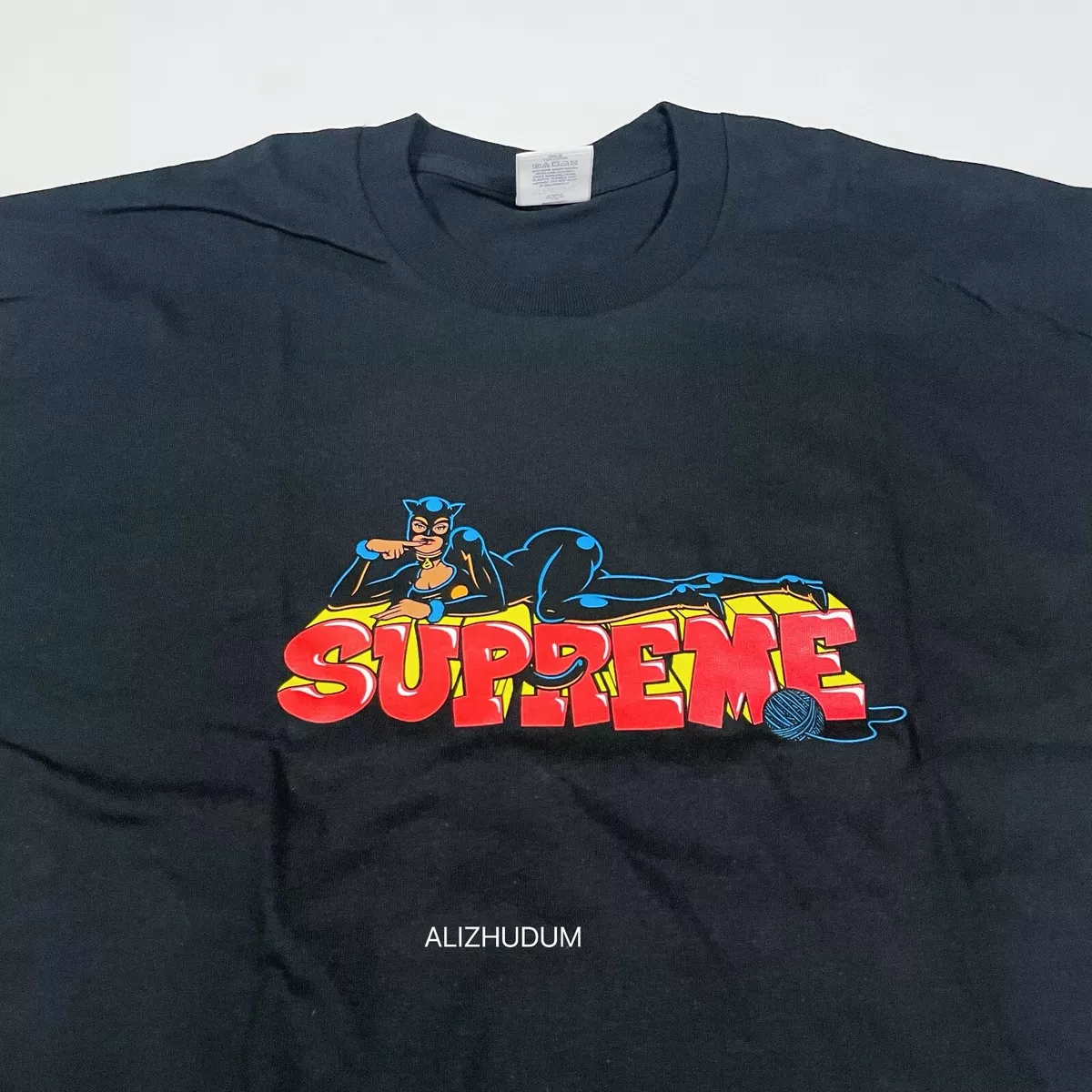 SUPREME FW22 CATWOMAN TEE BLACK DS SIZE S-XXL