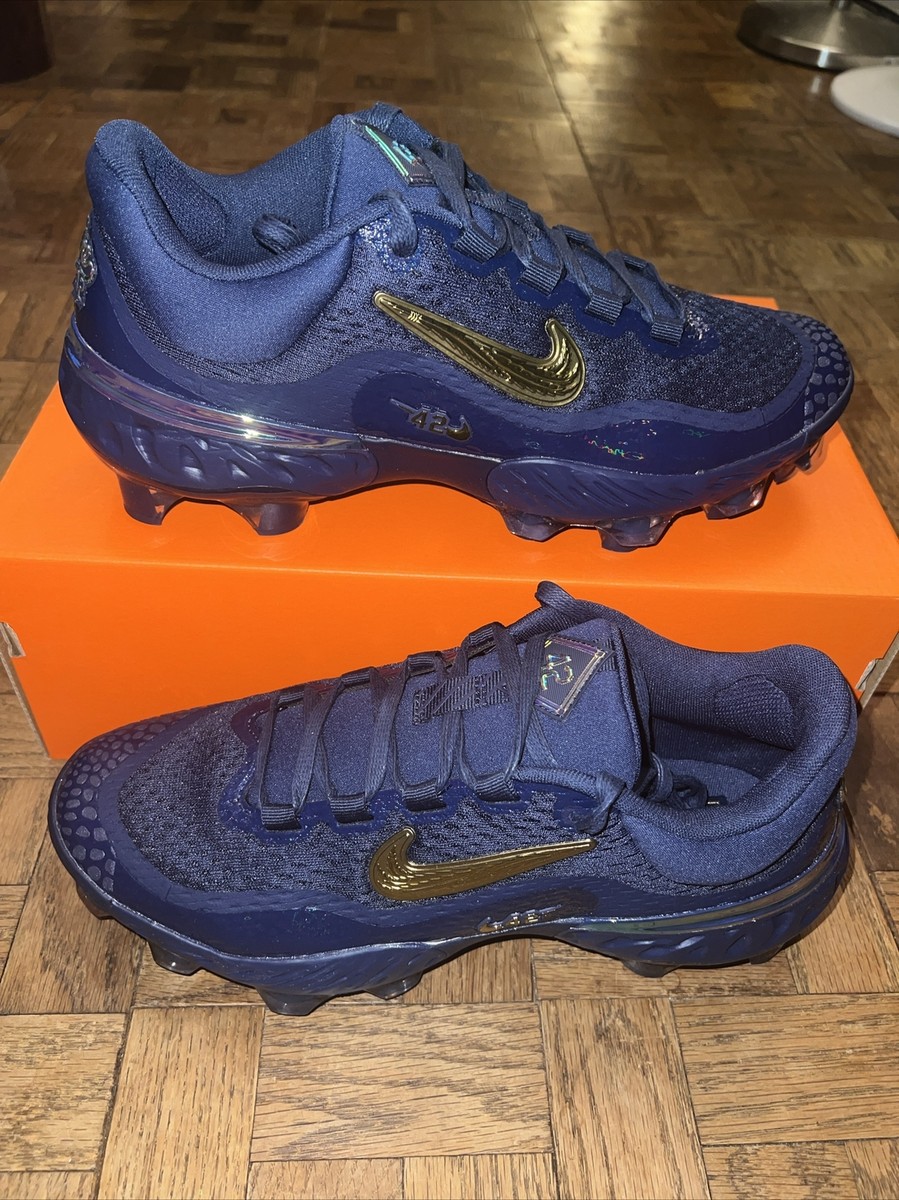 NWB Men 10 Nike Alpha Huarache Elite 4 #42 Jackie Robinson 