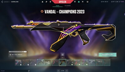 Valorant account eu  / Champions Vandel 2023 / Champions Phantom 2024 uvm.