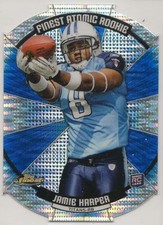 JAMIE HARPER ATOMIC DIE-CUT REFRACTOR ROOKIE 2010 TOPPS FINEST TENNESSEE TITANS