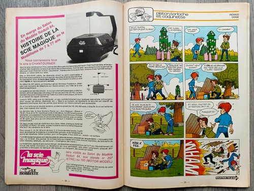 JOURNAL DE TINTIN 446/1984/NIKY/DUPA/SALON DU MODÉLISME/ROBIN DUBOIS/CORENTIN - Foto 4 di 4