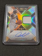 2023-24 Panini Select Jordan Clarkson X-Factor GU Memorabilia Signatures 16/125