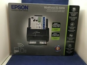 Epson WorkForce ES-500W Wireless Color Duplex Document Scanner PC and