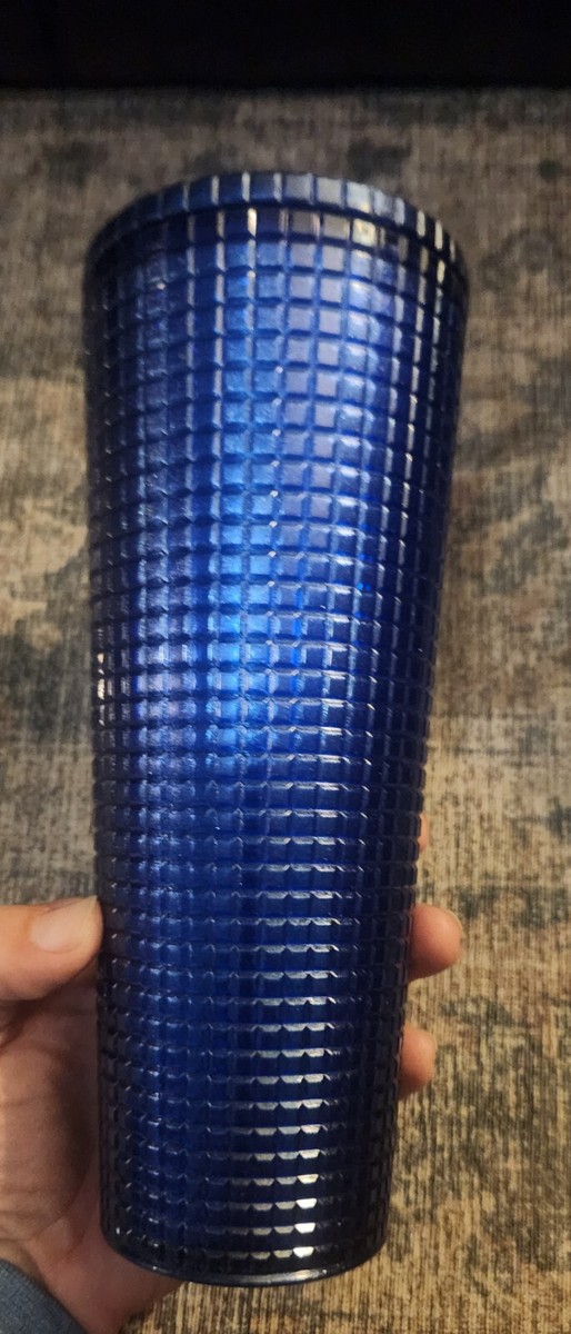 Starbucks Blue diamond Studded Cold Cup Tumbler 24oz | eBay