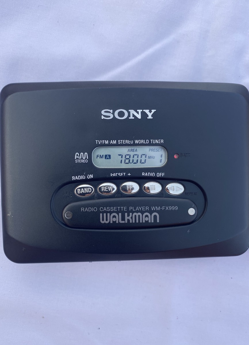 Rare Sony Walkman WM-FX999 Dual Heads Radio cassette player