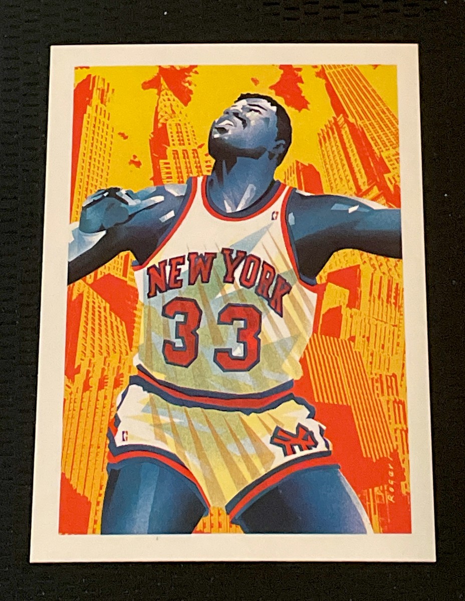 PATRICK EWING 1990-91 NBA HOOPS #372 SPECIAL ART CARD HOF