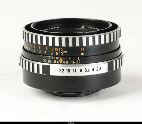 Lens Zeiss Tessar Aut Zebra 2.8/50mm TM42 M42