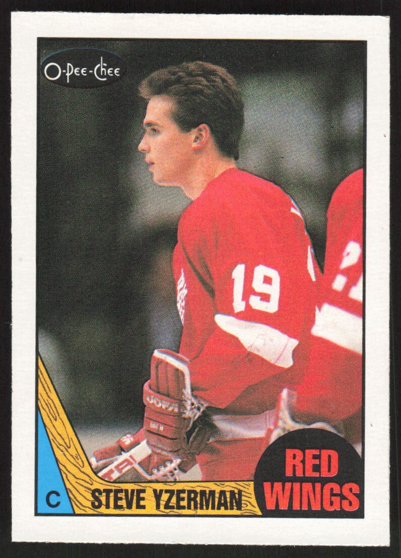 1987-88 O-PEE-CHEE STEVE YZERMAN DETROIT RED WINGS #56 DP20