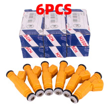 Set Of 6 Bosch Fuel Injectors 0280155710 For Jeep 1887-1998 4.0l Ev1 4 Hole New