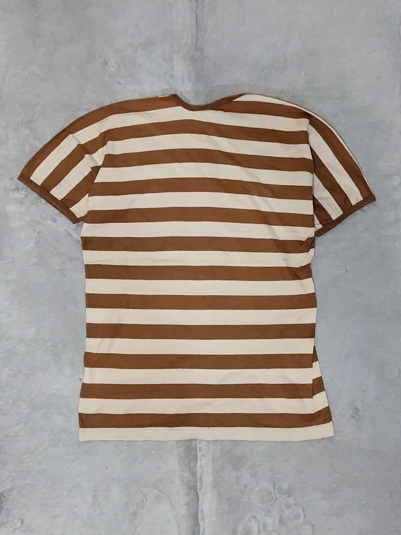 Dries Van Noten Women S Vhtf Twist Stripes Deformation Ringer T