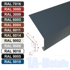 Traufblech Stahl Verzinkt Rinneneinhang Dachblech RAL Farbe Traufe 20