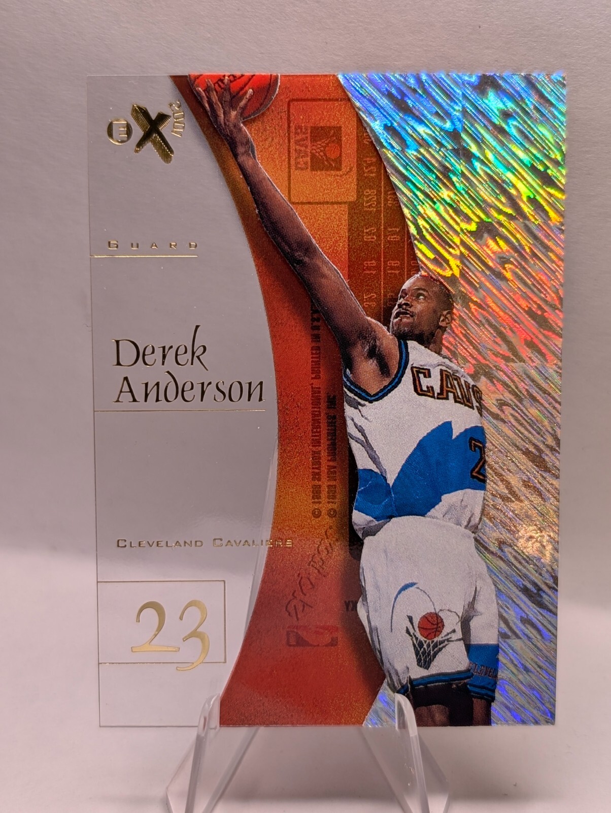 1997-98 Skybox E-X 2001 Derek Anderson #63 Rookie Cleveland Cavaliers