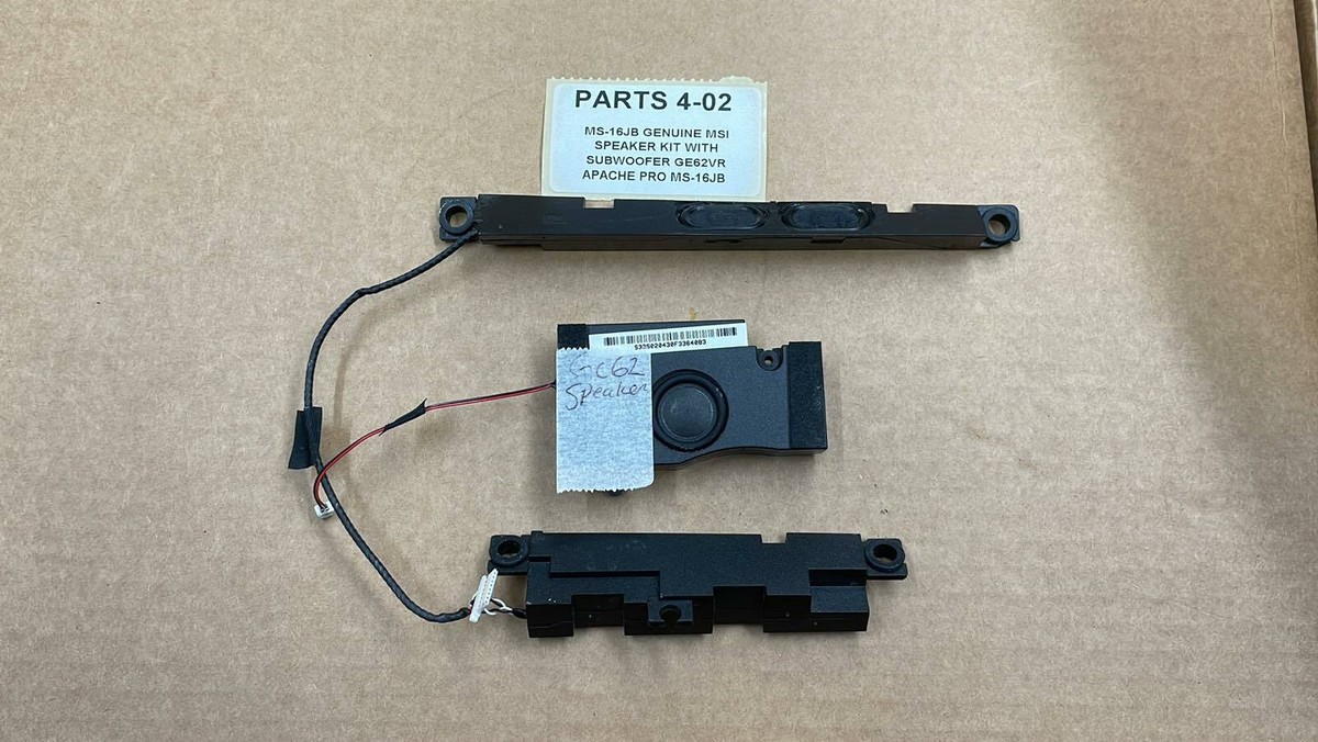 MS16-JB Genuine MSI Speakers KIT with SUBWOOFER GE62VR APACHE PRO