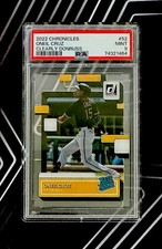 2022 Panini Chronicles Oneil Cruz Clearly Donruss Rated Rookie Card #52 - PSA 9