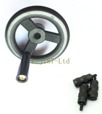 Milling Machine Fine Feed Plastic Hand Wheel + 3Pcs Feed Reverse Knob Bridgeport