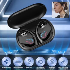 Mpow Wireless Sport Headsets Waterproof Bluetooth 5.3 Earphones Noise Cancelling