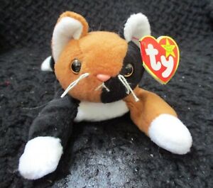 Ty Beanie Baby Chip the Calico Cat 4th Generation 1996 Style 4121 NEW 8421041213 | eBay
