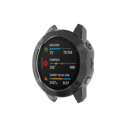 Housse de protection antichoc en TPU pour Garmin Fenix 7 7S 7X 6 6S 6X Pro 5 5X 5S - Photo 49 sur 62