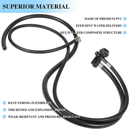 WD24X10066 WD24X10043 Portable Dishwasher Drain and Fill Hose Unicouple Assembly - Picture 11 of 13