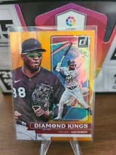 Luis Robert 2022 Donruss Baseball Orange Holo Diamond Kings Card #6 Chicago