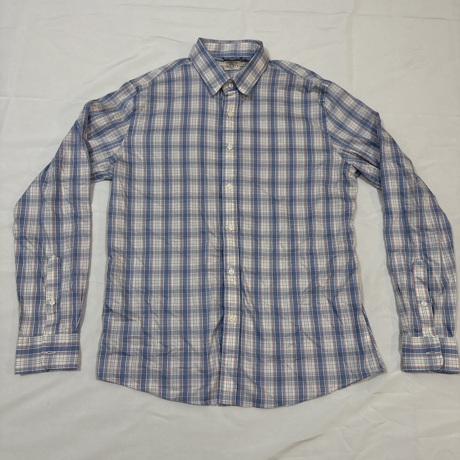 Faherty Lightweight Button Up Easter Shirt Men's … - image 1