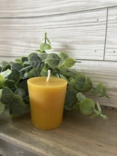 Pure Beeswax (bees wax)  - Medium Standard Votive Candle