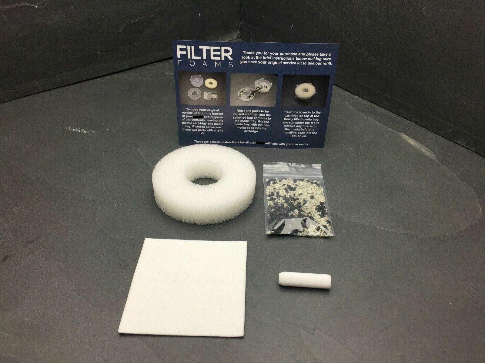 COMPATIBLE WITH BIORB FILTER SERVICE KIT REFILL INC AIR STONE & CLEANING PAD