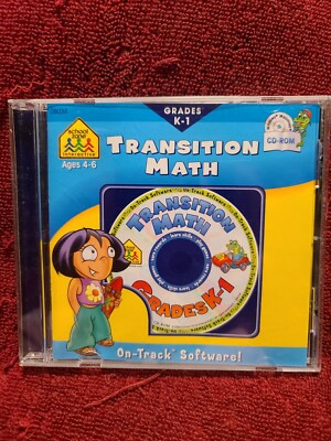 Shelf00N tested VINTAGE PC GAME/SOFTWARE~ Transition math - K -1