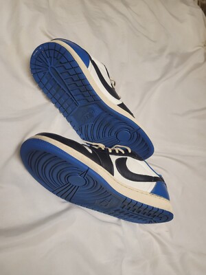 Size 13 - Jordan 1 Retro x Fragment Design x Travis Scott Low Blue